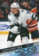 2020-21 Upper Deck Young Guns #225 Alexander True - Rookie Card. rookie card picture