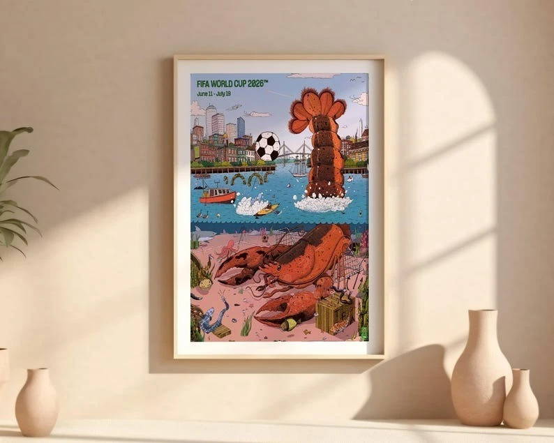FIFA World Cup 2026 Cityscapes Poster