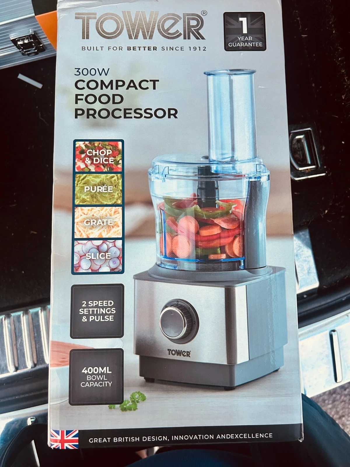 TOWER 300W Compact Food Processor
Opens in a new window or tab