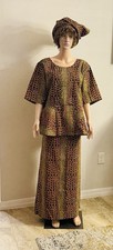 Women  s African Ankara Dress. 3 Piece
