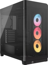 CORSAIR - FRAME 4500X RS-R ARGB Panoramic Glass Mid-Tower PC Case - Black