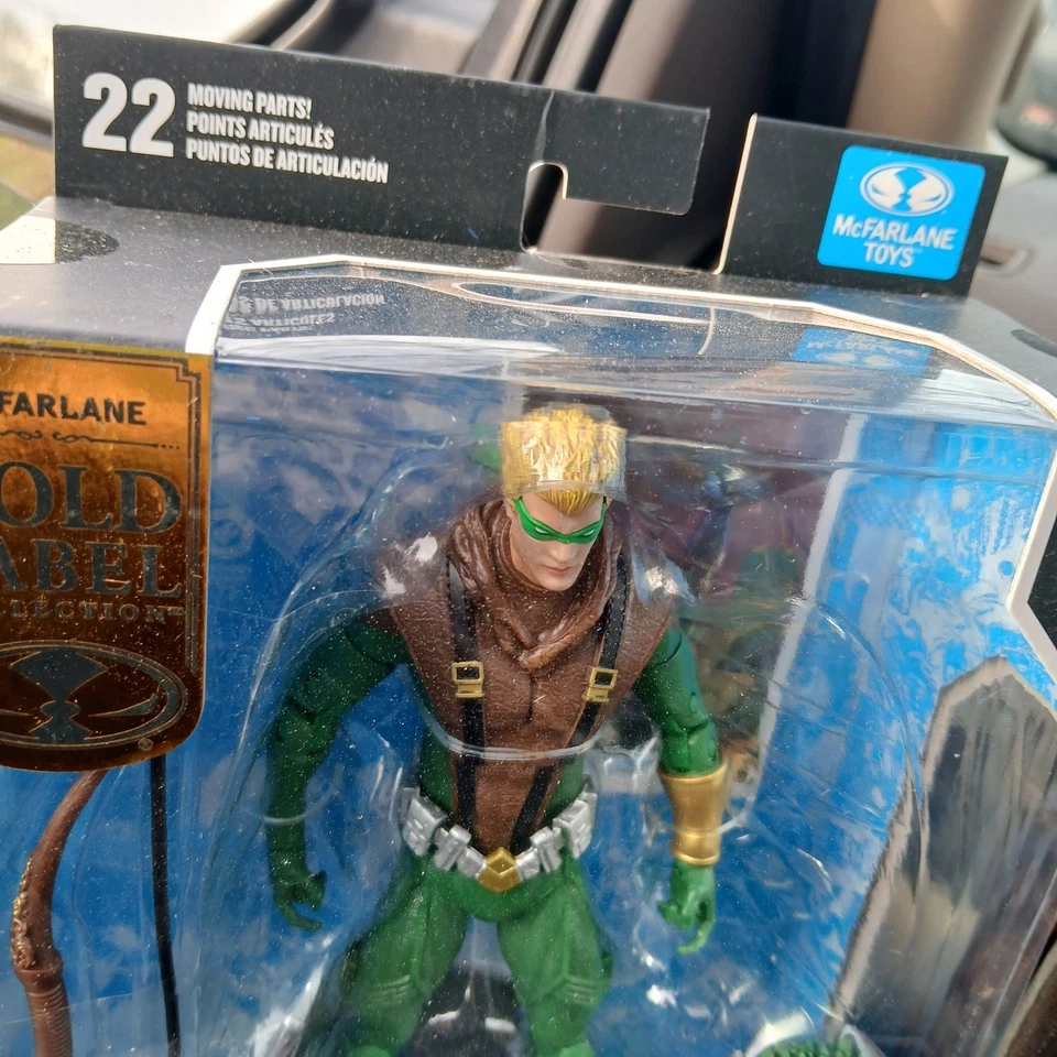 CONNOR HAWKE DC Multiverso McFarlane Juguetes Etiqueta Dorada Flecha Verde NUEVO Foto 4 de 4