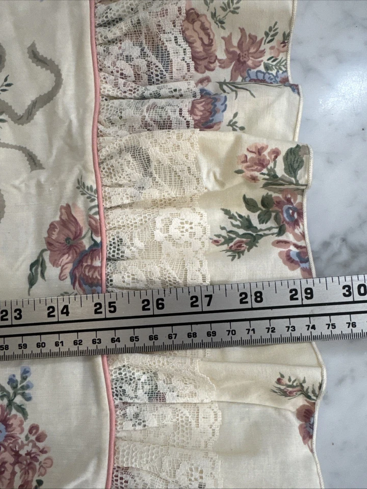 Vtg JC Penney Pillowcase VICTORIA Supreme Collection NWOT Cottage Lace - Image 4 of 4