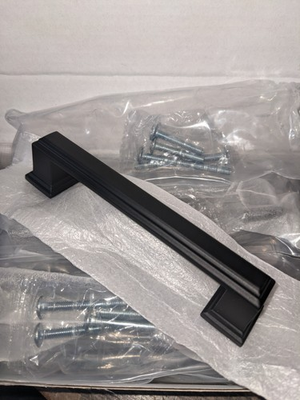 #ad 10 Pack Solid Cabinet Pulls 3.75 Inch Hole Centers Drawer Handles $29.99