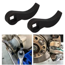 2pcs Pry Bar Wrench Adaptor Head Crowbar Adapter Head Tool Adjustable Angle Head