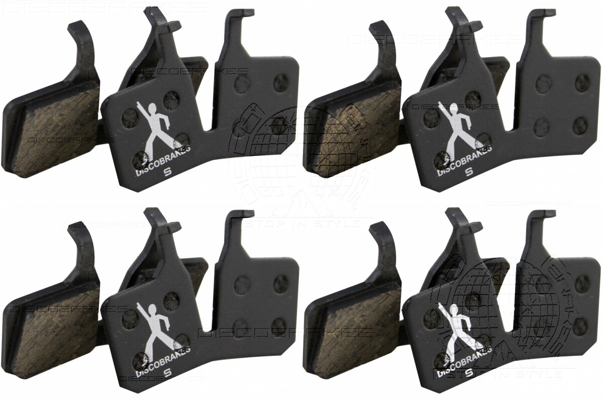 4 Sets DiscoBrakes Pads for Magura MT5 Disc Brake MT 5, Made With Kevlar, Enduro
