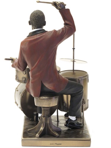 Musicista jazz *Le monde du Jazz* batterista batteria batterista figura 20045A - Foto 3 di 6