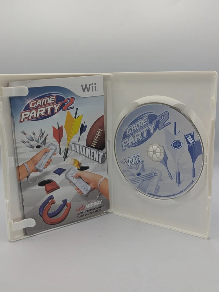 Game Party 2 CIB (Nintendo Wii, 2009) Complete Minigame Classic - - Image 3 of 3