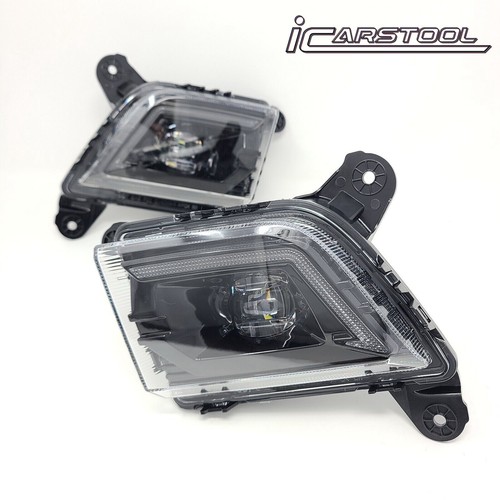 LED Fog Light Kit For 2019-2022 Chevy Silverado 1500 2500 3500 HD DRL Dual Color with Switch Wires