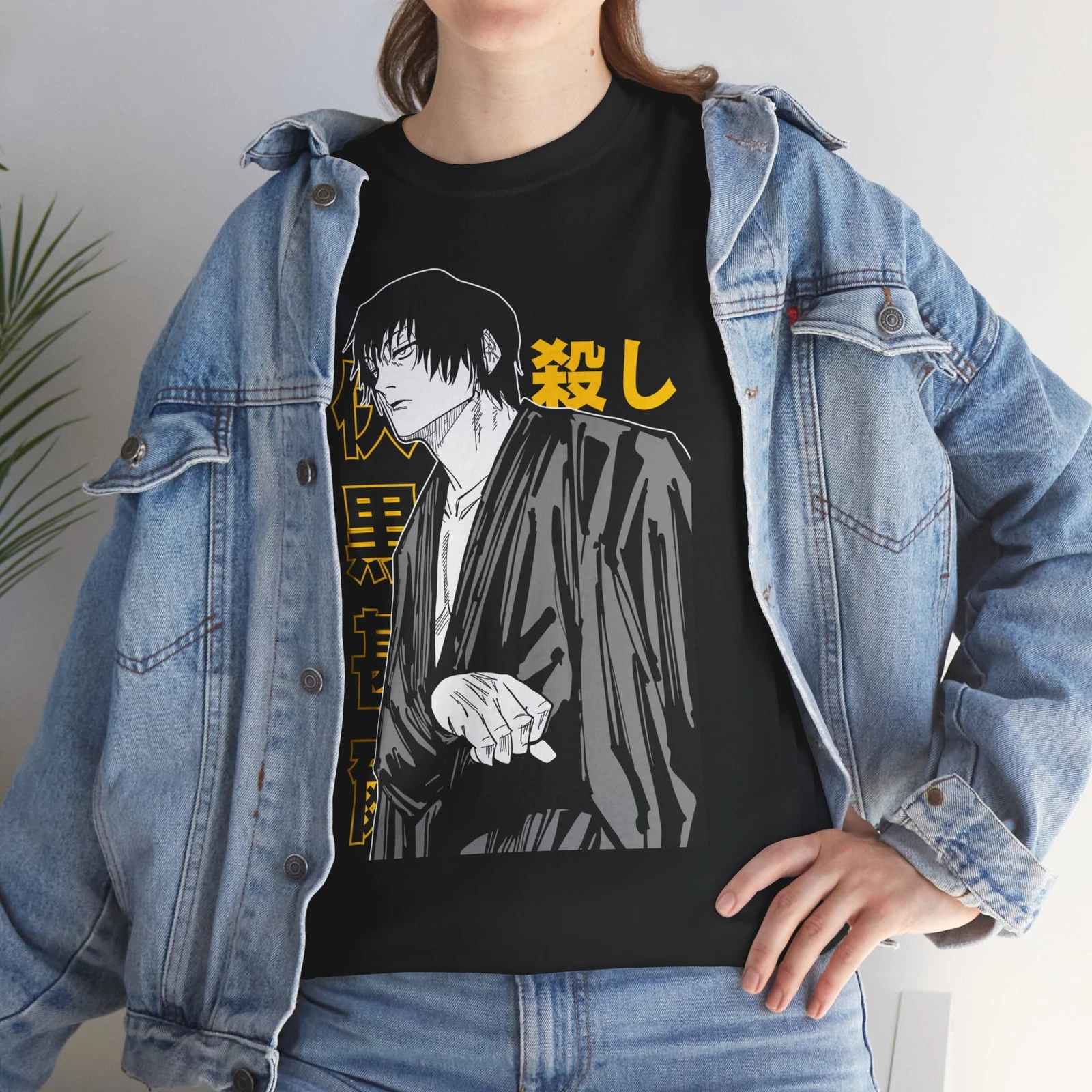 Toji Fushiguro Jujutsu Satoru T-Shirt Gojo Satoru Anime Japanese Tee Shirt JJK