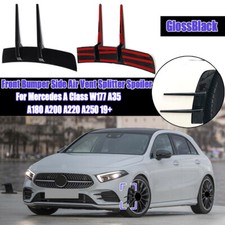 2x Sto&szlig;stange Lufteinl&auml;sse Flaps Canards F&uuml;r Mercedes Benz W177 AMG Line A35 AMG