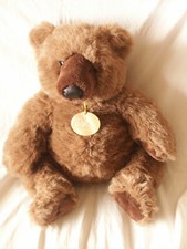 Vintage Soft Classics Toys R Us Bear Plush 1995 Dark Brown Snout Paws 12" Rare