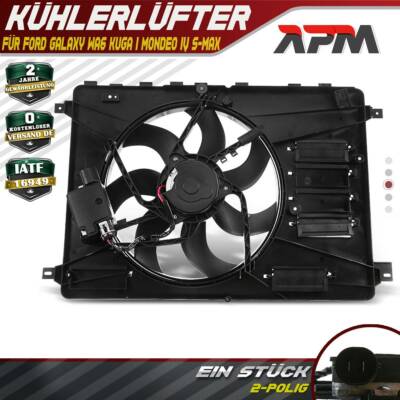 Kühlerlüfter Lüftermotor Motorkühlung für Ford Galaxy WA6 Kuga I Mondeo IV S-Max