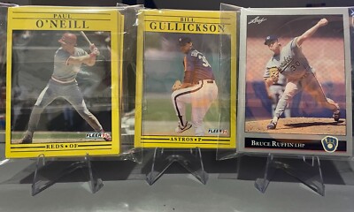Fleer Baseball 1991 (45 Karten) und Leaf Baseball 1992 (24 Karten) 69 Karten Konvolut