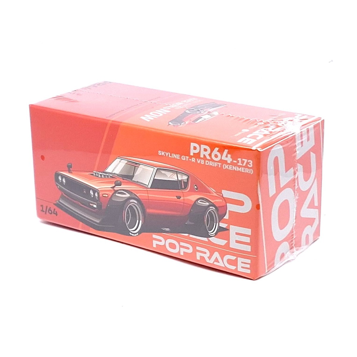 POPRACE PR64-173 1/64 Nissan Skyline GT-R V8 Drift ( KENMERI ) POP