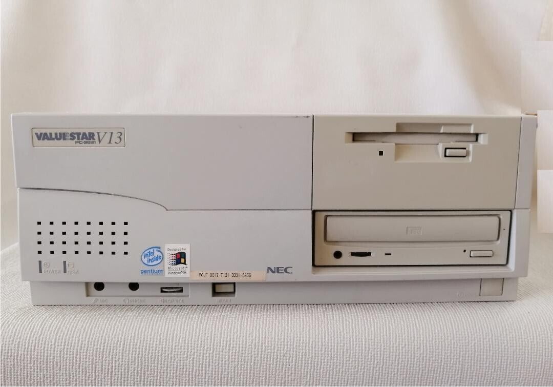 NEC PC-9821 V13 ODP RAM 96MB CF(2GB) CD HDD PC98 Series Win98