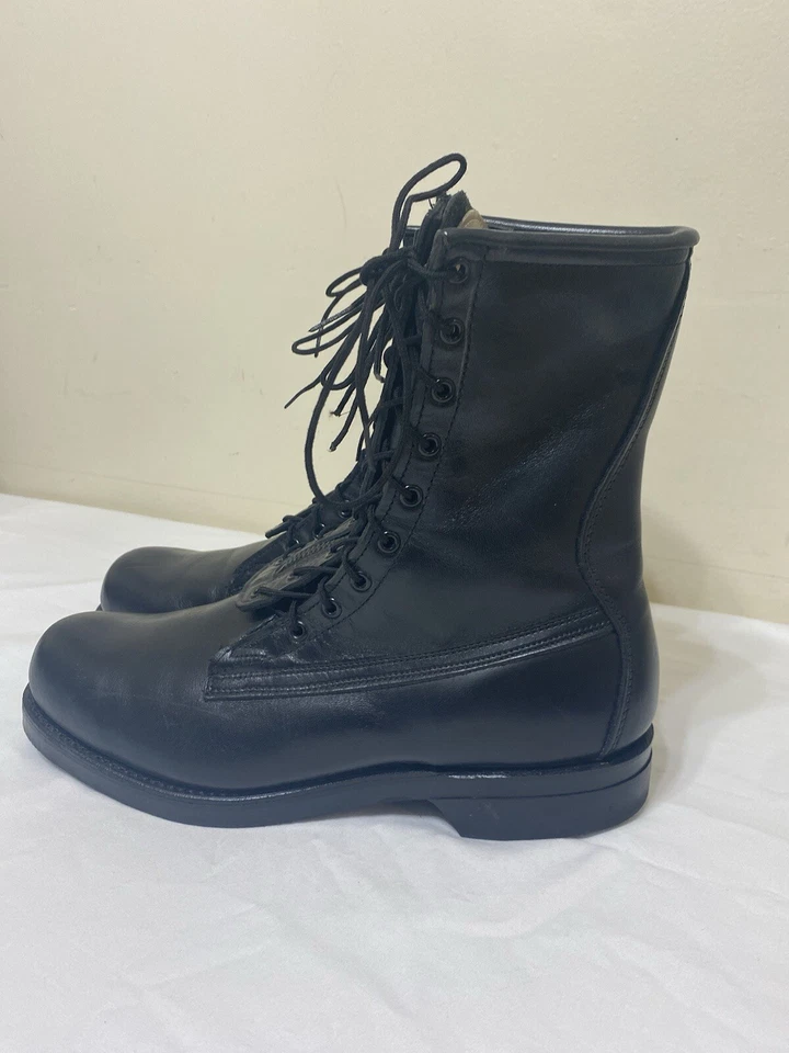 Botas de combate militares Wolverine 1991 vintage a prueba de aceite suelas Goodyear para hombre 8D Foto 4 de 4