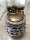 Vtg. Mid-century Japan Glazed Ceramic Hand Painted Table Cigarette Lighter 3.5" — photo 8
