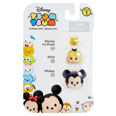 Disney Tsum Tsum Series 1 Stackable 3-Pack ~ Winnie the Pooh Alice