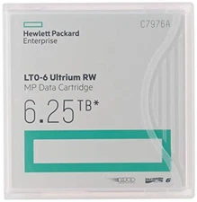HEWLETT PACKARD ENTERPRISE C7976A HP LTO-6 ULTRIUM 6.25TB RW DATA TAPE