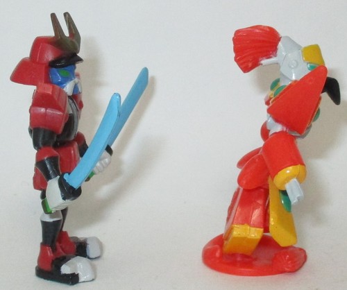 Medabots Robattle Arena SAMURAI & PHOENIX Mini Figures Vtg Hasbro Medabot Team - Picture 3 of 7