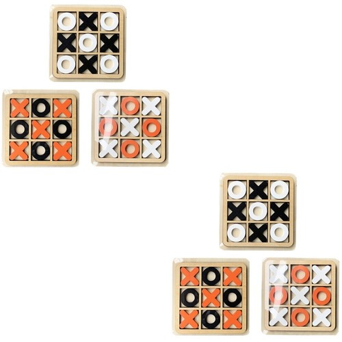 2 PCS Tic Toe Game Child Chess Board for Adults Family Room Decor - Picture 8 of 12