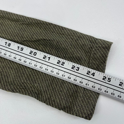 Flax Jeanne Engelhart Green 100% Linen Full Zip Jacket Coastal Boho Minimalist S - Picture 16 of 16