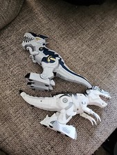 Tyrannosaurus Rex Toy Sound  Lights Walks Battery Operated..2 Dinos