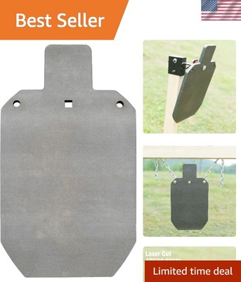 AR500 Silhouette Steel Targets 3/8 Inch, Steel Target Hangers and Kit, Sold S...