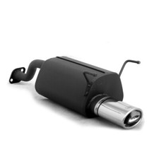 ULTER Sportendschalldämpfer 1x120x80mm oval für Honda CRX Del Sol ab Bj. 92 1.6l