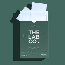 The Lab Co. Laundry Detergent Sheets Eco Non-Bio 64 Strips Refreshing Fragrance