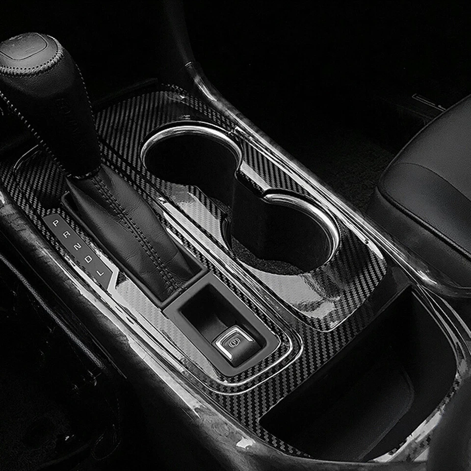 For Chevrolet Equinox 2017-2024 3D Carbon Fiber Pattern Interior DIY Trim Decals - Image 3 of 4