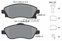 Textar 2322501 Bremsbelagsatz, Scheibenbremse FüR Chevrolet, Holden, Opel, Opel