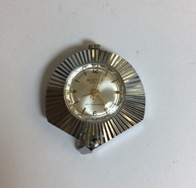 Vintage Edelstahl Bletle Top Time Swiss Fob Watch Not Working 