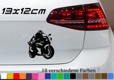 Motorcycle Silhouette 13x12cm R1 R6 sticker speedway athlete decal tuning race