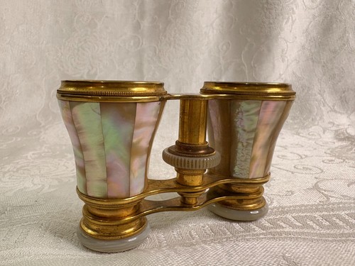 Vintage Lemaire Paris Mother of Pearl Opera Glasses - Picture 8 of 12
