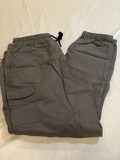 VAYAGER Women's Outdoor Hiking Cargo Pants with Pocket Lightweight Joggers Gray