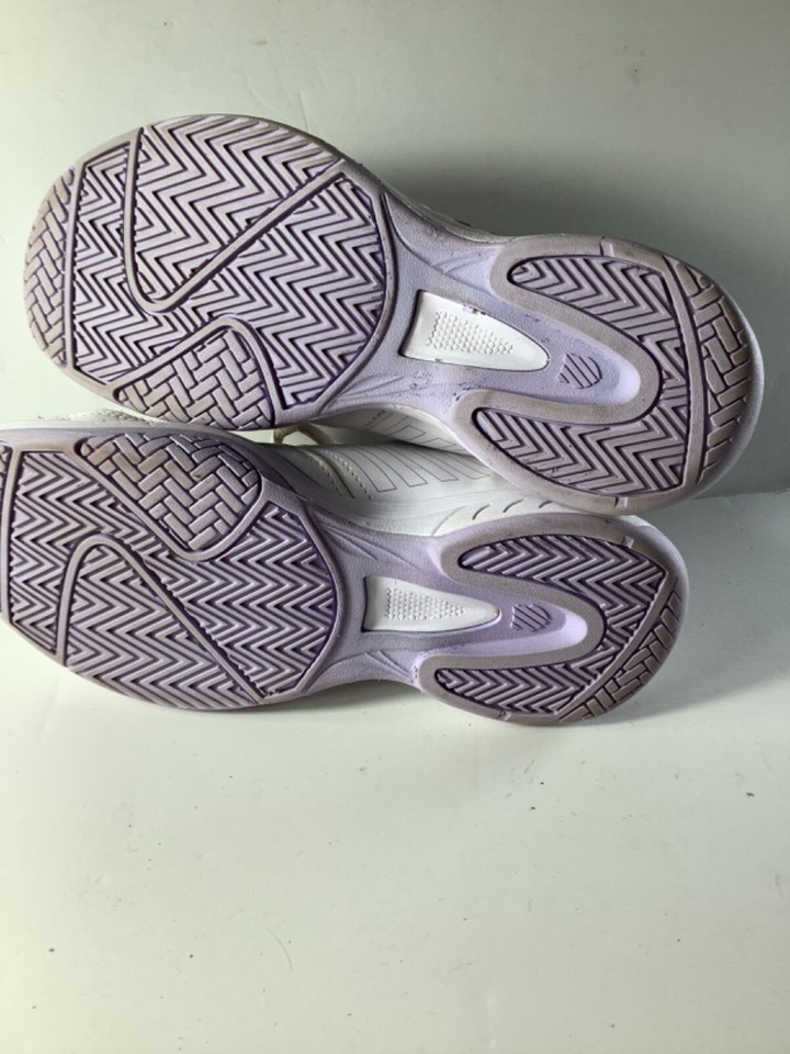 KSwiss Court Express White Purple Womens Size 7 Tennis Shoes eBay