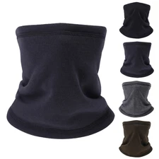 1/2/3 Pack Winter Fleece Neck Warmer Gaiter for Cold Weather Ski Face Mask Scarf