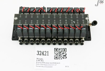 TOP 32421 APPLIED MATERIALS 24-STATION MANIFOLD ASSY 4060-00324 | eBay