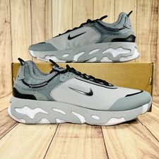 Nike React Live SE Men's Grey Black White Shoes Athletic Lifestyle Sneakers- New