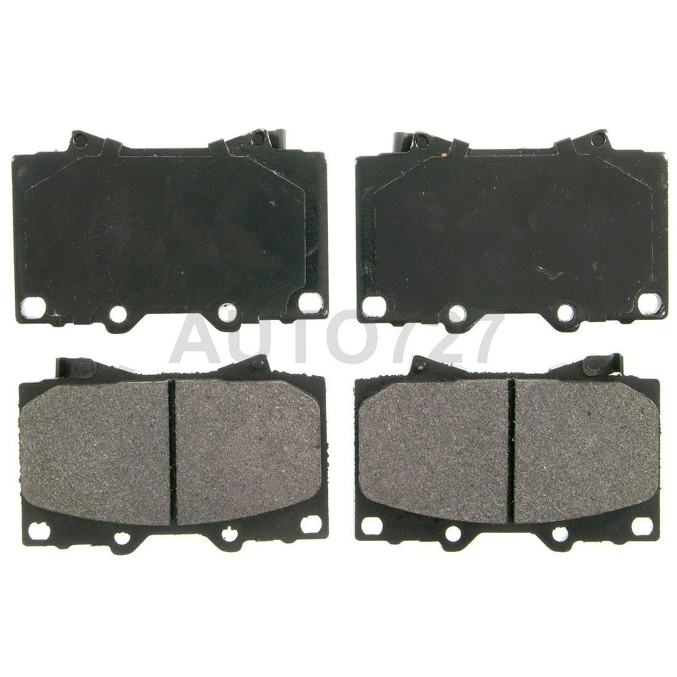 Juego de 2 pastillas de freno de disco delanteras traseras Wagner para Toyota Land Cruiser 1998 1999 Foto 4 de 4