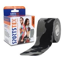 Sports Tex "Kinesiology Tape", 5cm X 5M, [CAMO] Single Roll - FREE SHIPPING