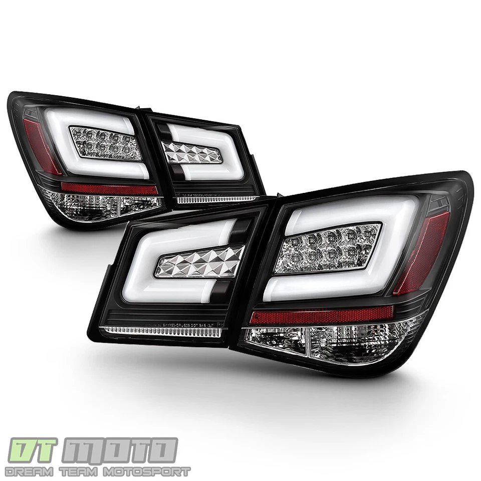 Пара черных светодиодных задних фонарей стоп-сигналов для Chevy Cruze 2012–2016 годов левая + правая - Изображение 2 из 4