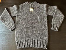 Filson 3GG Crewneck Sweater, DkBrnMix, Small, Factory 1st, #20067987, New w/Tags