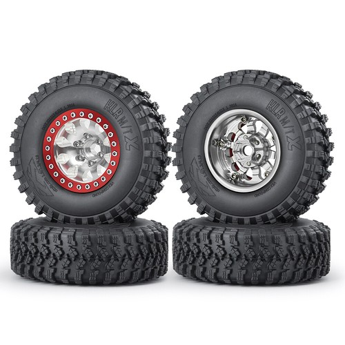 Neumático de buje de rueda Beadlock de aleación CNC de 1,9"" para rastreador de radiocontrol axial SCX10 TRX4 D90 - Imagen 77 de 86