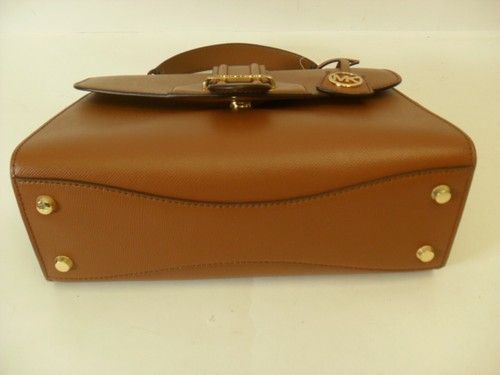 Michael Michael Kors Bleecker Umhängetasche Gepäck Leder Top Griff Neu - Bild 5 von 6