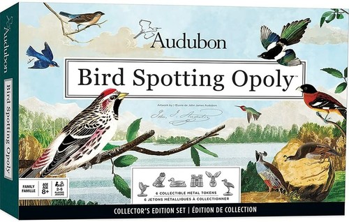 Audubon Bird Spotting Opoly Board Game Collector's Edition Set New
