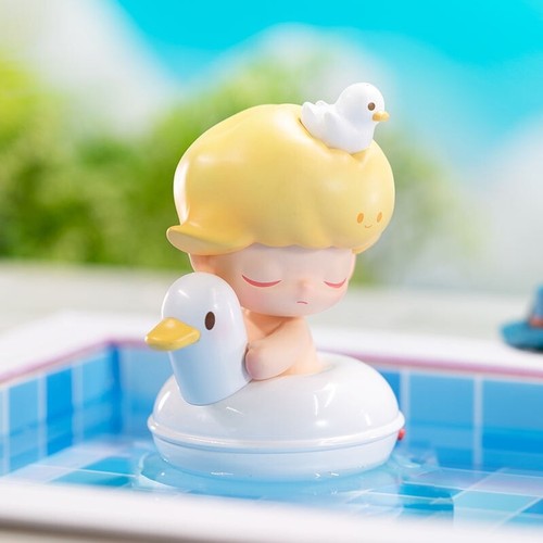 POPMART Dimoo Pet Vacation Blind Box Genuine Figure Toy Doll Tabletop Ornament