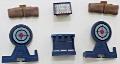 Cobra Rifle Range Unit parts 1985 target practice bullseye sandbag storage GIJoe